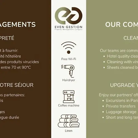 Luxurious Flat/3bedrooms/amazing View/effeiltower Lejlighed